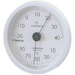 Sato Whitey Thermos和Hygrometer（1022-00）
热湿度计白色 1022-00