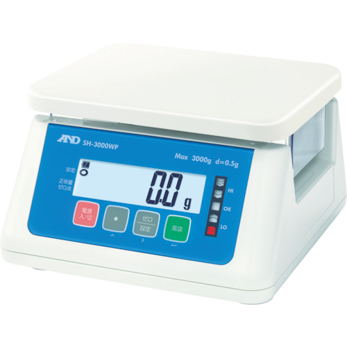 [停产] A＆D数字防水量表3000克
防水数字规模 SH-3000WP