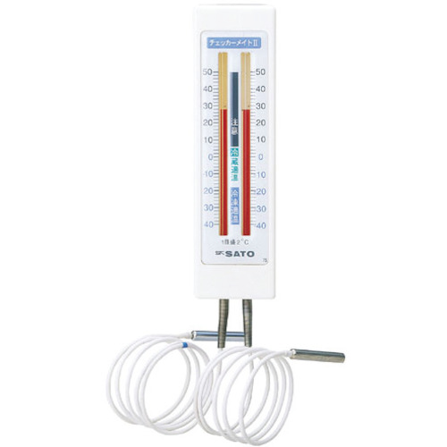 Sato冰箱温度计Checkerate 2，2针（1717-00）
冰箱的远程温度计（两点） 1717-00