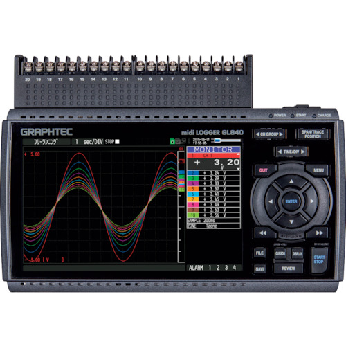 [中断] Yamato GraphTech Midi Logger GL840-WV绝缘多通道的多通道便捷记录器高压/高精度模型SD插槽模型 GL840-SDWV