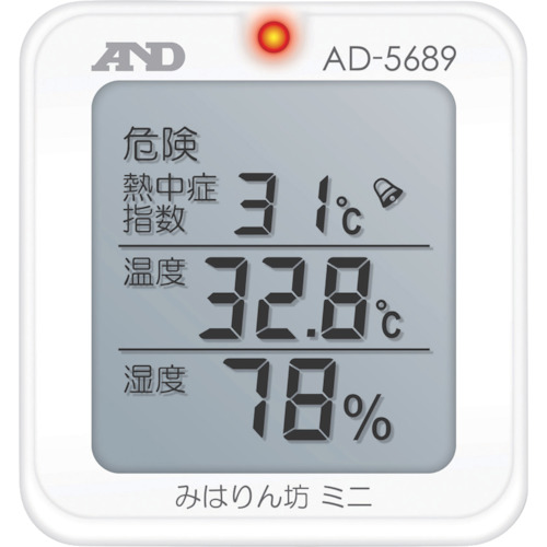 A＆D Heatroke Miharinbo Mini
WBGT监视器 AD5689