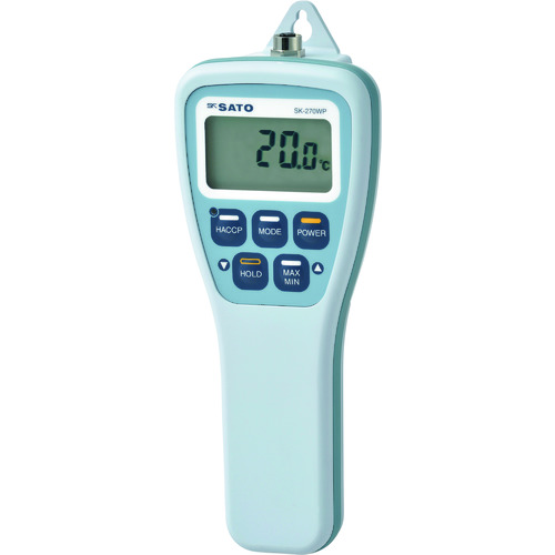 佐藤　防水型食品用温度计ＳＫー２７０ＷＰ（指示计のみ）（８０７８－０１）　
Thermometer SK-270WP-BODY