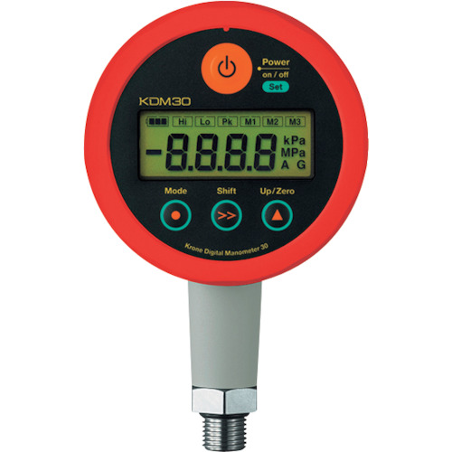 [停产] Krone高精度数字压力表KDM30绝对压力适配器（AC100V）红色无线输出（蓝牙）
高准确的数字压力计KDM30 KDM30-200KPAA-A-RE-T