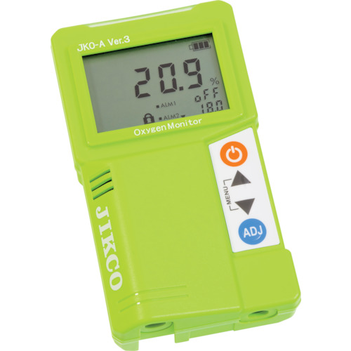Jiko氧气浓度计（内置传感器，包括交流适配器）
氧气浓度计（内置传感器） JKO-ASD3