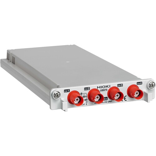 HIOKI 4CH模拟单元，带有三点文档 U8975SYORUI3TENTUKI