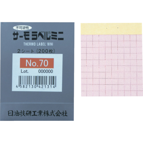 Nichio Giken Thermo标签迷 不可逆的85度
热标签迷  NO.85