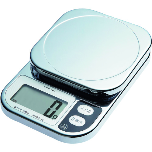 [停产] Dretec紧凑型量表2kg Chrome
紧凑型量表 KS-209CR