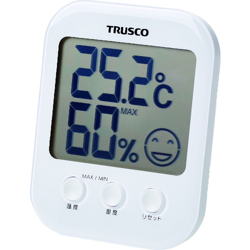 Trusco Digital热湿度计，带有中风和流感风险通知
数字计和湿度计 TDTM-001