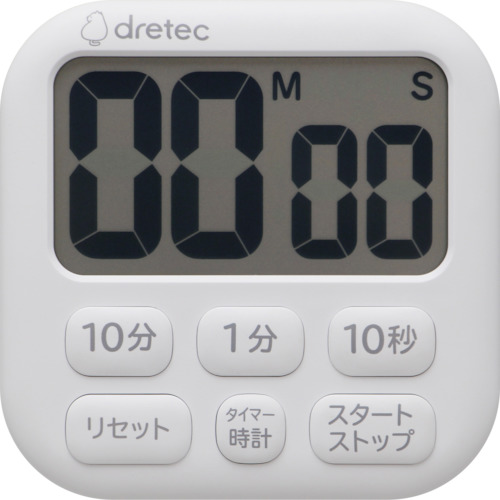 [中断] Dretec大屏幕计时器Popora 6 White
计时器 T-592WT