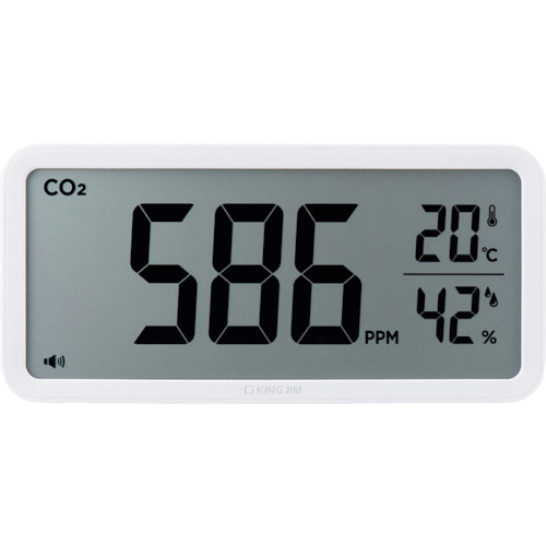 国王吉姆&middot;Zarage CO2监视器-Shiro
（CO2）监视器 CD100-W