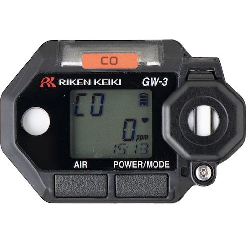 Riken Watch Type（可穿戴）一氧化碳仪表GW-3（CO）（带有可追溯性证书） GW-3 03 X2000