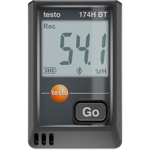 testo温度和湿度数据记录仪（蓝牙）testo 174h bt（黑色） 0572 1743 02