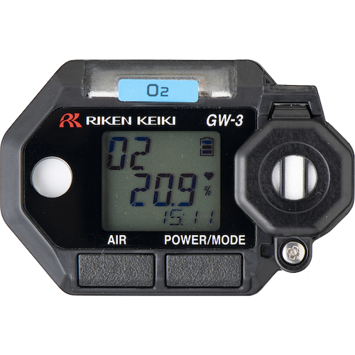 Riken Watch Type（可穿戴）氧浓度表GW-3（ox）（带有可食性证书） GW-3 01 X2000