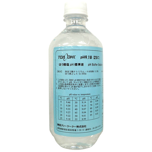 蟾蜍pH 9.18标准解决方案500ml瓶 143F193