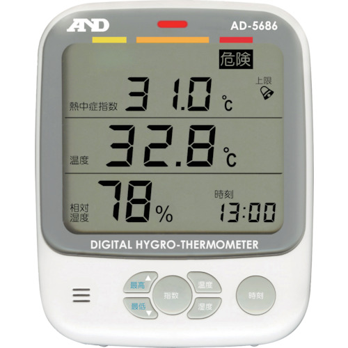 A＆D寿命  温度和湿度计
数字卫生表 AD5686
