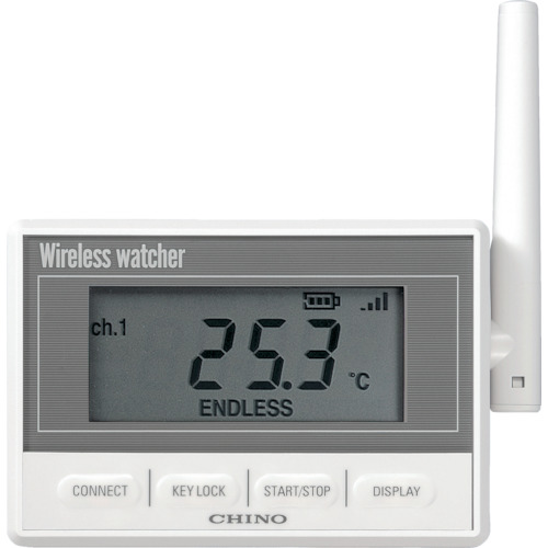 带有监视功能以太网连接的奇诺无线记录器接收器发射器热敏电阻测量温度范围-30.0至60.0℃
记录器 MD8210-N00