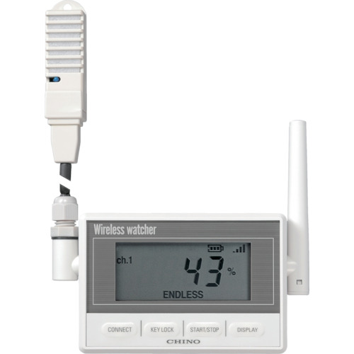 带有监视功能以太网连接的发射器温度和湿度传感器测量温度范围-20.0至60.0℃
记录器 MD8012-300