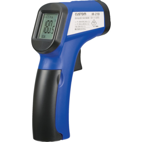 ＣＵＳＴＯＭ　放射温度计　
Infrared Thermometer IR210