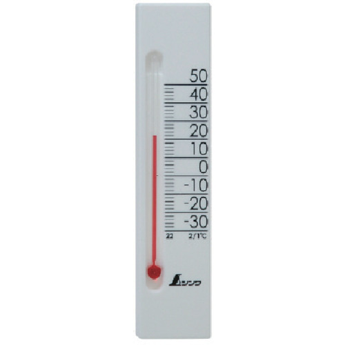 Shinwa温度计Petit Thermo Square Height 135mm White
温度计 48715