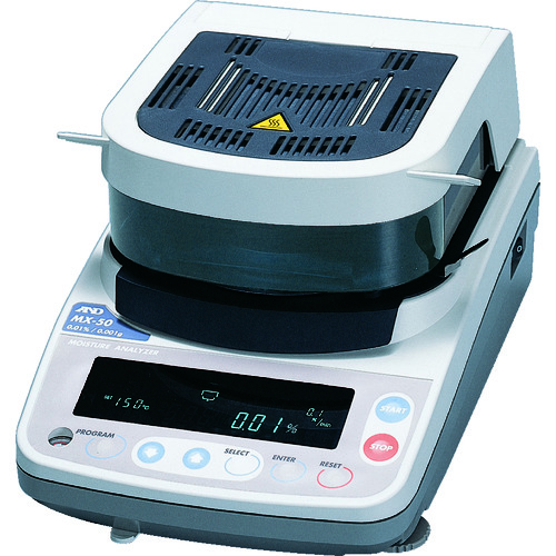 Ａ＆Ｄ　加热干燥式水分计　 小质量表示０．００１ｇ　
Moisture Analyzer MX-50
