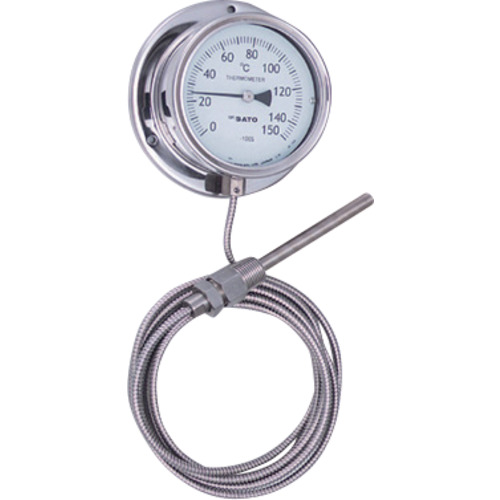 ＡＳ　隔测式温度计ＬＢ－１００Ｓ　０～２００ 2-1336-05