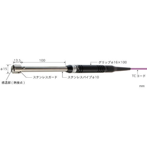安立　静止表面用温度センサ A-231E-01-1-TC1-ASP