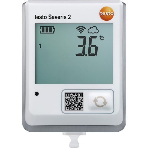 带有内置温度传感器的Testo云监测记录器Testo Saveris 2-T1类型，并带有温度校准文档（冷藏） 0572 2031X1014
