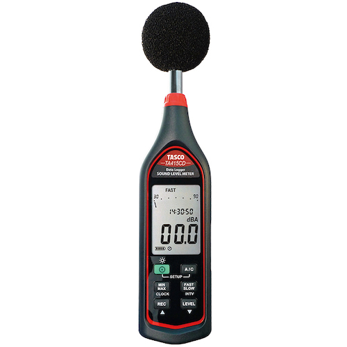 TASCO数字音量表
带有数据记录仪的声级计 TA415CD