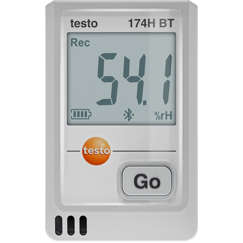 testo温度和湿度数据记录仪（蓝牙）testo 174h bt（白色） 0572 1743 01
