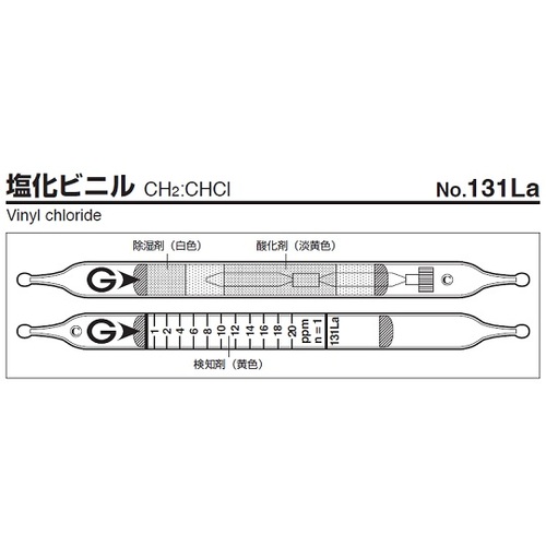 作为[存储时冷藏]检测管131LA（5瓶） 9-800-39
