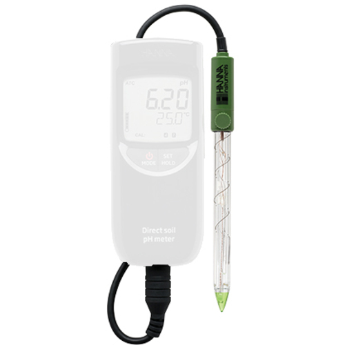 作为土壤pH/°C仪表电极HI12923 2-8606-31