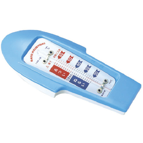 [中断]佐藤婴儿对照水温度计（AO）（1600-00）
洗澡的浮动温度计（蓝色） 1600-00