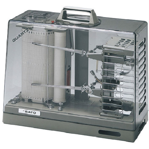 [停产] Sato Aurora 90 3型温度和湿度记录器，3个月，3卷（7012-00）
Aurora 90-III热电学 7012-00