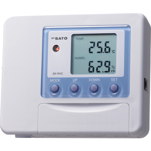 SATO温度和湿度转换器指示器仅数字输出RS-485（8920-04）
温度/湿度发射机型号SK-RHC-C（串行输出RS-485）（探针分别出售） SK-RHC-C