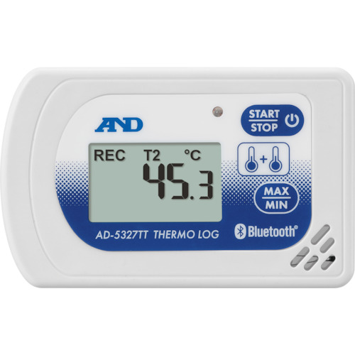 A＆D BLE温度2CH数据记录器SAMOROG AD5327TT具有一般（ISO）校准
热数据记录仪 AD5327TT-00A00