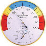 SATO旋律热层和湿度计（1412-00）
带有温度计模型旋律的湿度计 1412-00