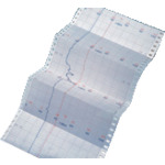 AS -5温度和湿度记录仪ST -50的图表纸 5-3046-12