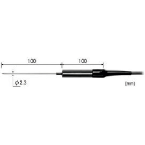 线条防水探针热电偶，尖端针类型，用于TC-WP
防水热电偶探针 KS-103WP