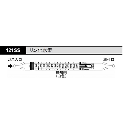 作为检测管121S（10件） 8-5354-65