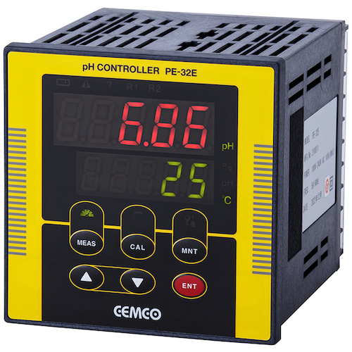 带有指令调整功能的Cemco pH计
pH指示控制器 PE-32E