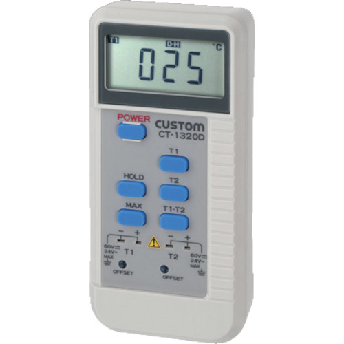 [停产]作为数字温度计CT1320D（2CH） 1-6397-02