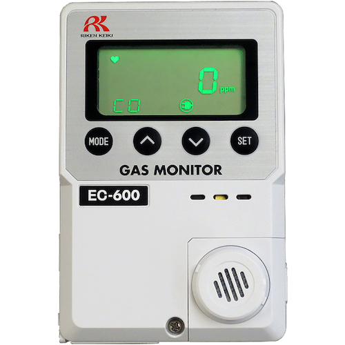Riken简单固定碳一氧化碳仪EC-600遥感器（20m）AC 100V规格（带有可追溯性证书） EC600-20 00 X2000
