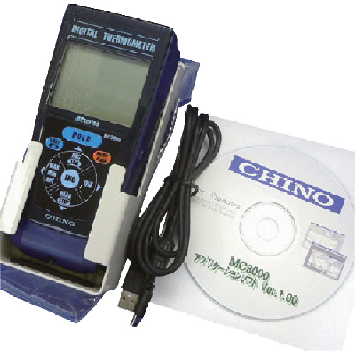 Chino 2ch数字方便的温度计带有数据记录功能
带有数据记录功能的手持式数字温度计2通道规范 MC3000-000