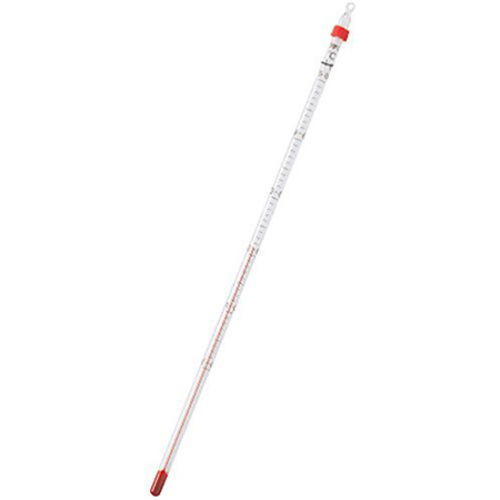 ＡＳ　赤液棒状温度计－５０～＋５０℃ 1-610-05