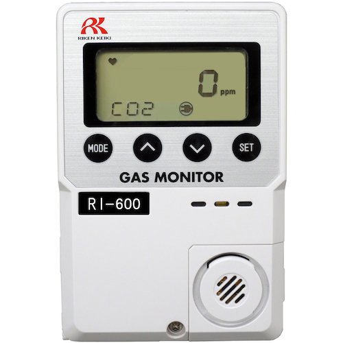 Riken简单固定二氧化碳仪表RI-600（0-5VOL％）遥控传感器（20M）DC 24V规格（带有可食性证书） RI600-01-09 DC 5 X2000