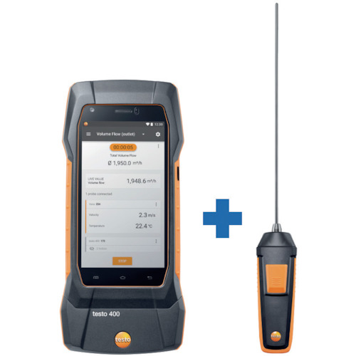 Testo Testo400 + PT100高精度温度探测
风速计 TD20-400-12