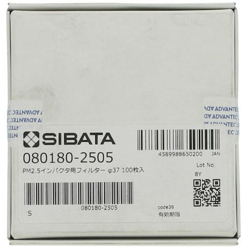 Sibata PM2.5影响器滤波器100件
SPC29 SPC徽章29-195用于空气样品收集器 080180-2505