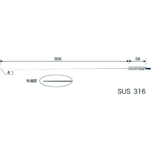 作为用于液体温度测量的传感器探针IK700 1-5522-04