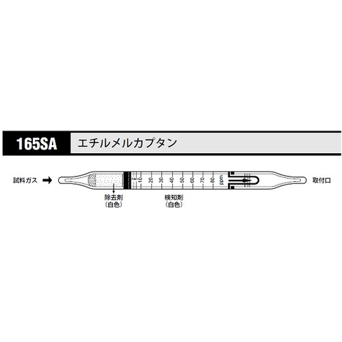 作为气体检测管乙基汞165SA（10片） 8-5352-51