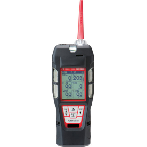 Riken Portable Multi-Gas监视器GX-6000电池供电
便携式多气监测器 GX-6000 AH100E300D